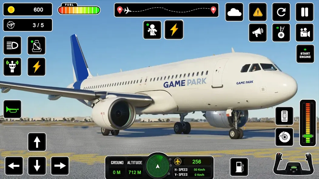 Pilot Simulator: Airplane Game  [МОД Все открыто] Screenshot 1