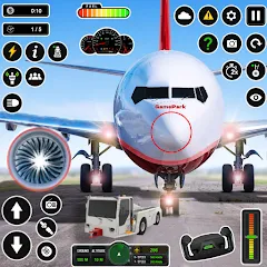 Взломанная Pilot Simulator: Airplane Game  [МОД Все открыто] - последняя версия apk на Андроид