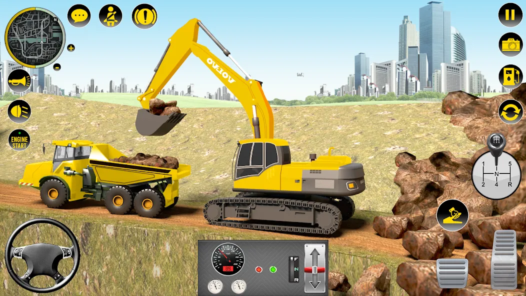 Builder City Construction Game (ткман Городское Строительство)  [МОД Unlocked] Screenshot 3