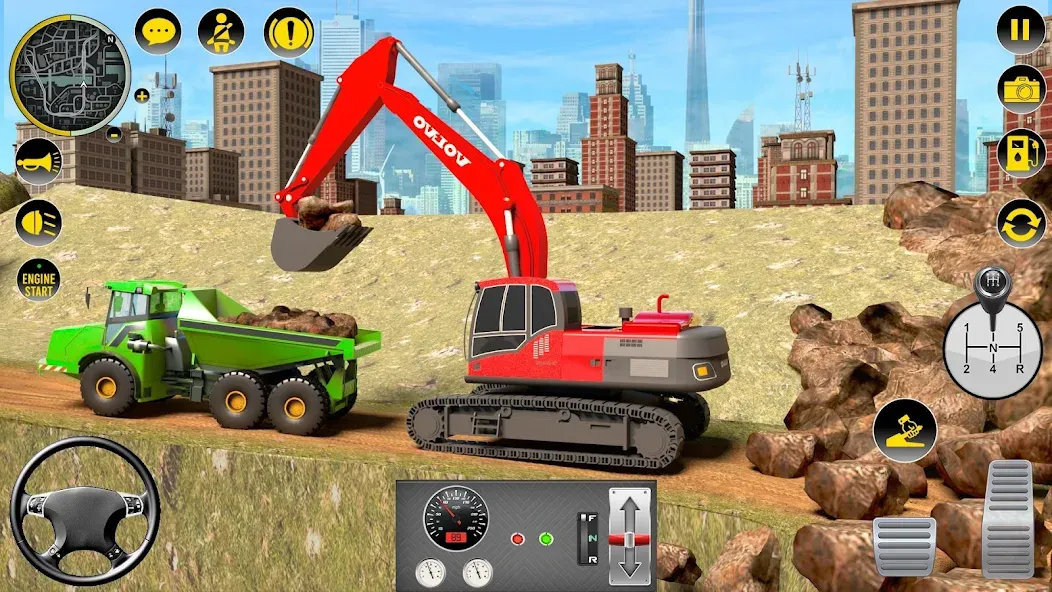 Builder City Construction Game (ткман Городское Строительство)  [МОД Unlocked] Screenshot 4