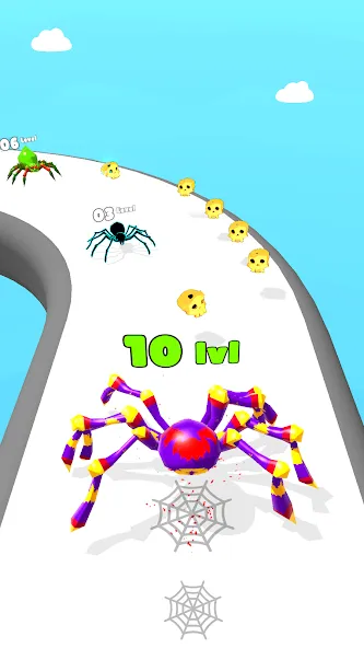 Insect Run - Spider Evolution (Инсект Эволюшн Ран)  [МОД Unlimited Money] Screenshot 2