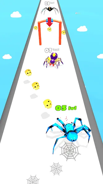 Insect Run - Spider Evolution (Инсект Эволюшн Ран)  [МОД Unlimited Money] Screenshot 3