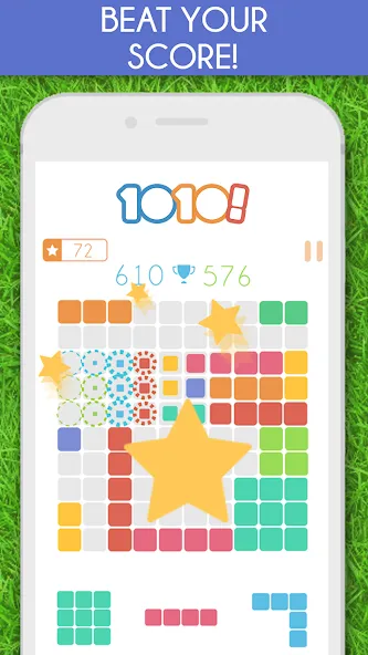 1010! Block Puzzle Game  [МОД Бесконечные деньги] Screenshot 2