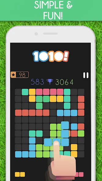 1010! Block Puzzle Game  [МОД Бесконечные деньги] Screenshot 4