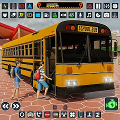 Взлом School Bus 3d : City Bus Games (Школьный автобус симулятор игры на автобусе)  [МОД Menu] - последняя версия apk на Андроид