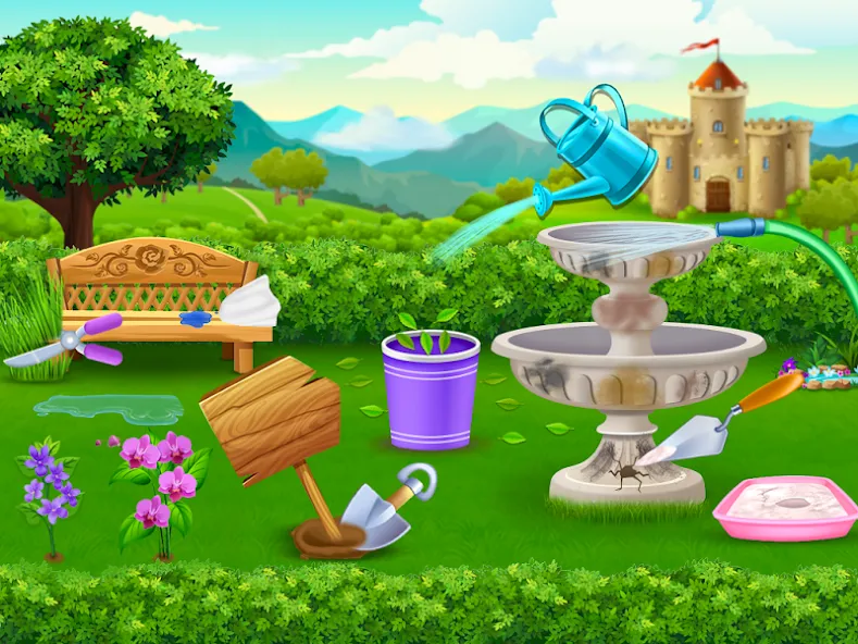 Princess house cleaning advent  [МОД Все открыто] Screenshot 3