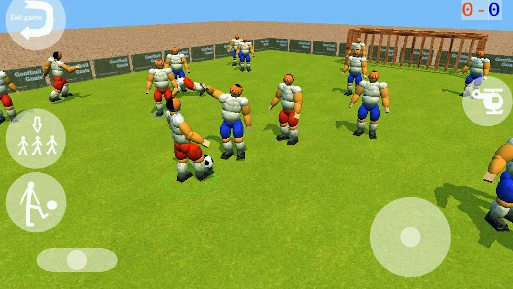 Goofball Goals Soccer Game 3D (Гуфбол Голз Соккер Гейм 3Д)  [МОД Бесконечные деньги] Screenshot 1