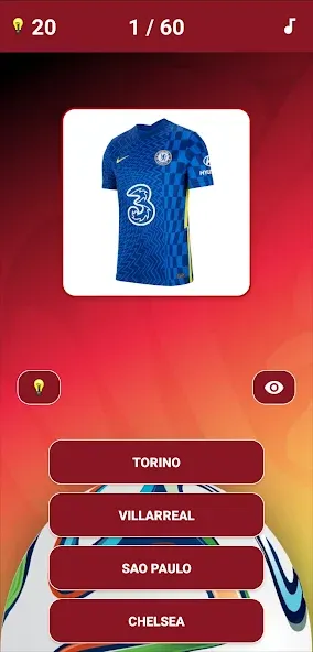 Guess the Soccer Logo Quiz  [МОД Много монет] Screenshot 2