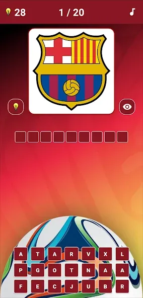 Guess the Soccer Logo Quiz  [МОД Много монет] Screenshot 3