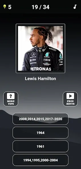 Formula 1:Guess F1 Driver Quiz  [МОД Много денег] Screenshot 4