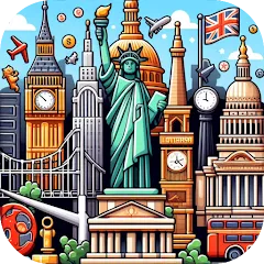 Взлом Capitals of the World - Quiz 1  [МОД Все открыто] - последняя версия apk на Андроид