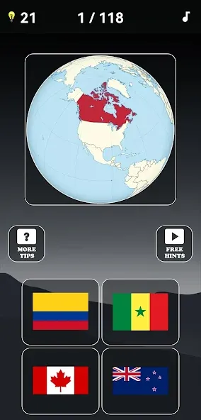 Guess the World Map Quiz  [МОД Unlimited Money] Screenshot 2