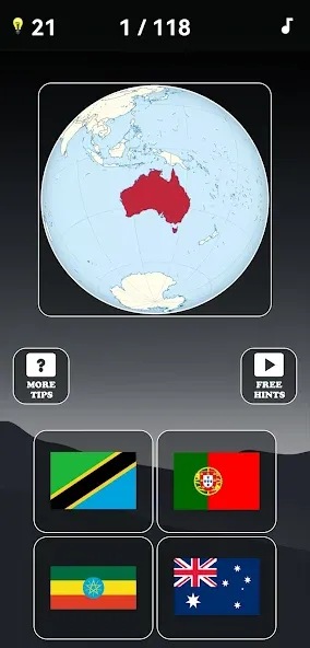 Guess the World Map Quiz  [МОД Unlimited Money] Screenshot 4