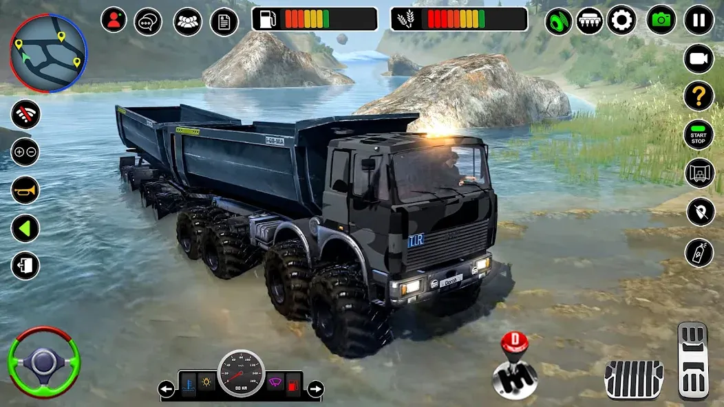 Offroad Mud Truck Simulator 3D  [МОД Бесконечные монеты] Screenshot 2