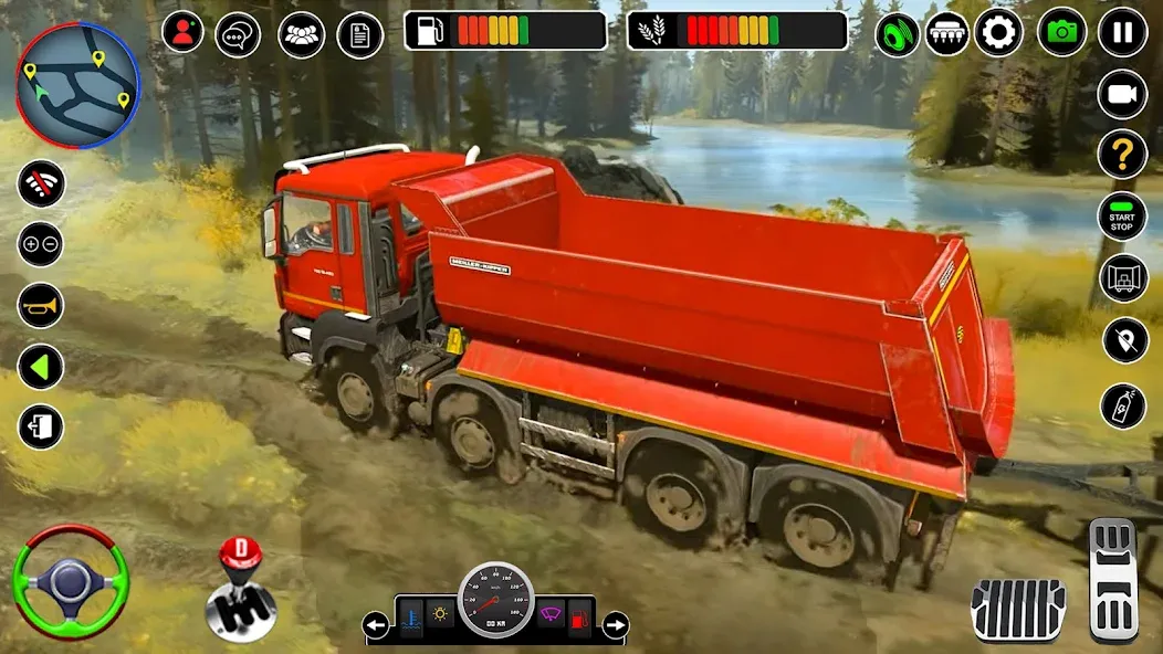 Offroad Mud Truck Simulator 3D  [МОД Бесконечные монеты] Screenshot 4