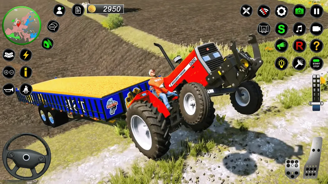 Real Farmer Tractor Drive Game (Фармер Трактор 3Д Фермерские Игры)  [МОД Unlimited Money] Screenshot 2