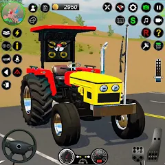 Взломанная Real Farmer Tractor Drive Game (Фармер Трактор 3Д Фермерские Игры)  [МОД Unlimited Money] - стабильная версия apk на Андроид