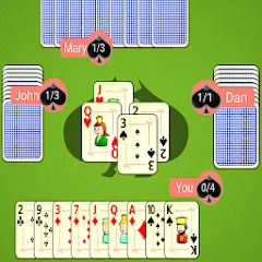 Скачать взломанную Spades Mobile  [МОД Много денег] - последняя версия apk на Андроид