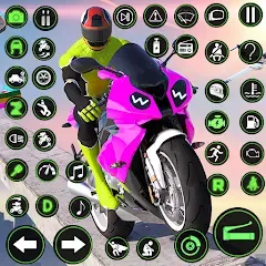 Взлом Racing Bike Stunt Games Master (Гонки на мотоциклах Мастер игр в трюки)  [МОД Бесконечные монеты] - последняя версия apk на Андроид