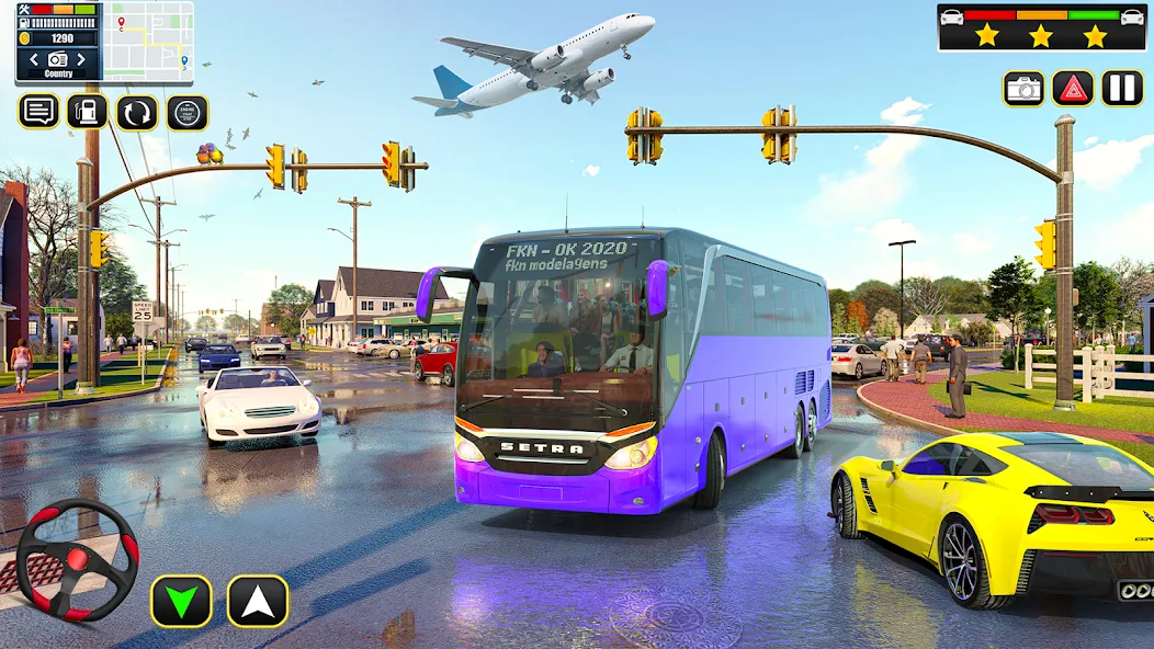 City Bus Simulator Bus Games (Сити Бас Симулятор Бас Игры)  [МОД Unlocked] Screenshot 2