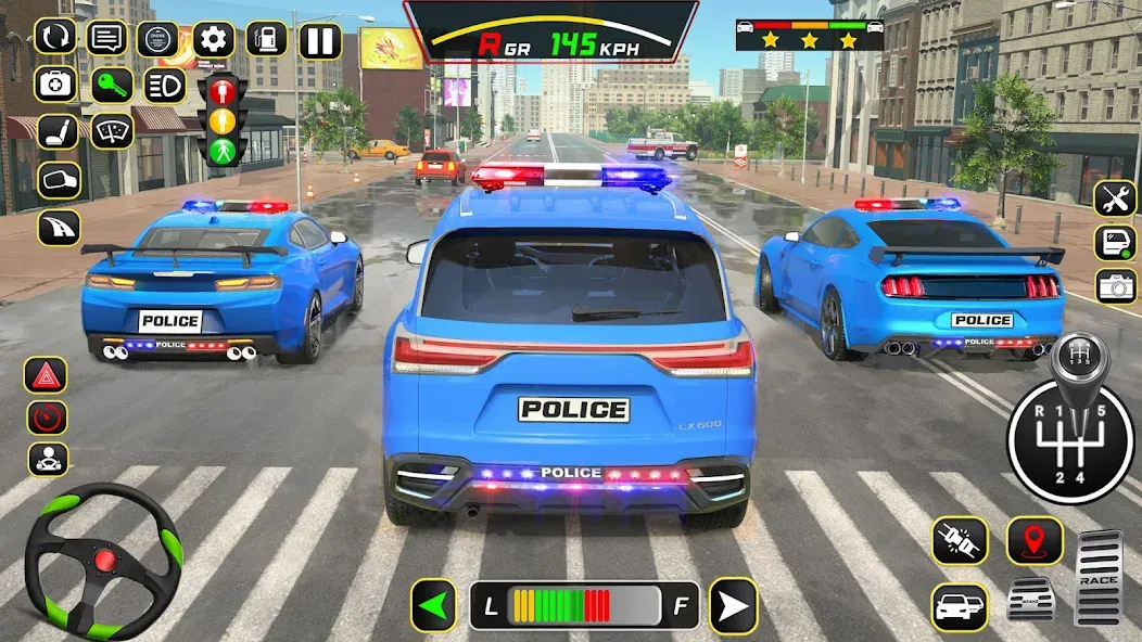 Police Car Driving School Game (Полицейская школа вождения автомобилей)  [МОД Mega Pack] Screenshot 4