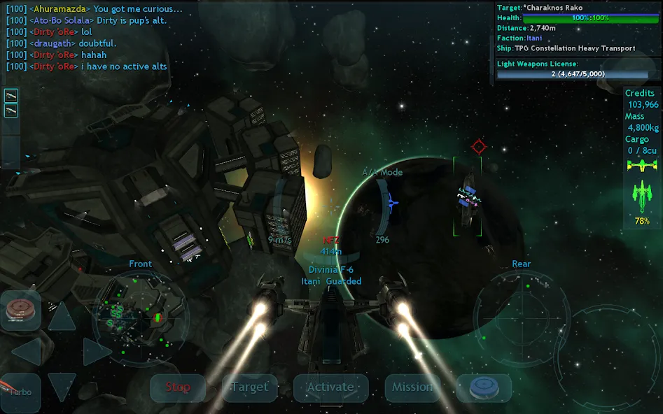 Vendetta Online (3D Space MMO) (Вендетта Онлайн)  [МОД Меню] Screenshot 2