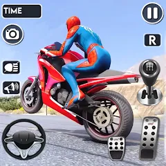 Скачать взлом Spider Bike Stunt 3D Mega Ramp  [МОД Все открыто] - последняя версия apk на Андроид