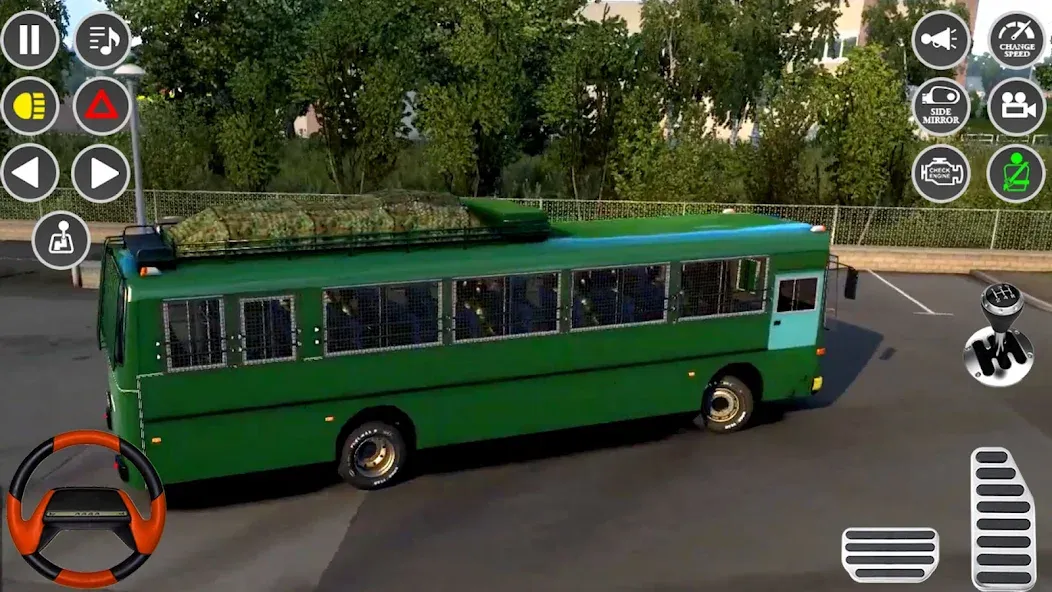 US Military Coach Simulator 3D  [МОД Menu] Screenshot 4