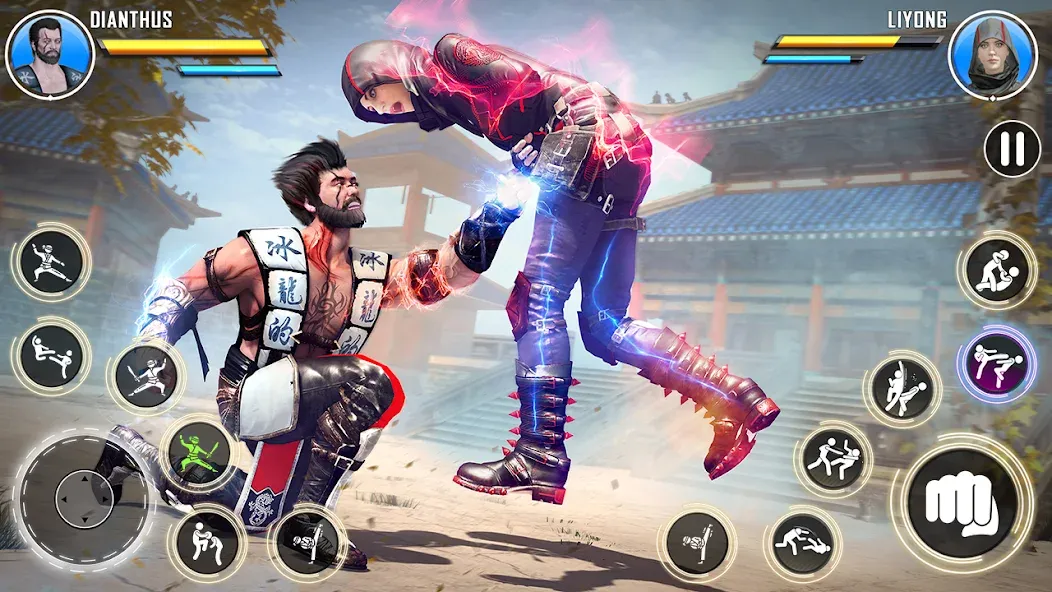 Kung Fu karate: Fighting Games  [МОД Много монет] Screenshot 5