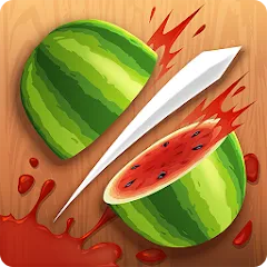 Взломанная Fruit Ninja® (Фрут Ниндзя)  [МОД Unlocked] - стабильная версия apk на Андроид