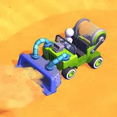 Скачать взломанную Sand Miner: Idle Mining Game (Сэнд Майнер)  [МОД Все открыто] - последняя версия apk на Андроид