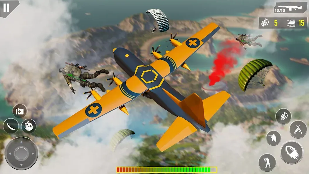 Gun Shooting Games Fps Offline  [МОД Unlocked] Screenshot 1
