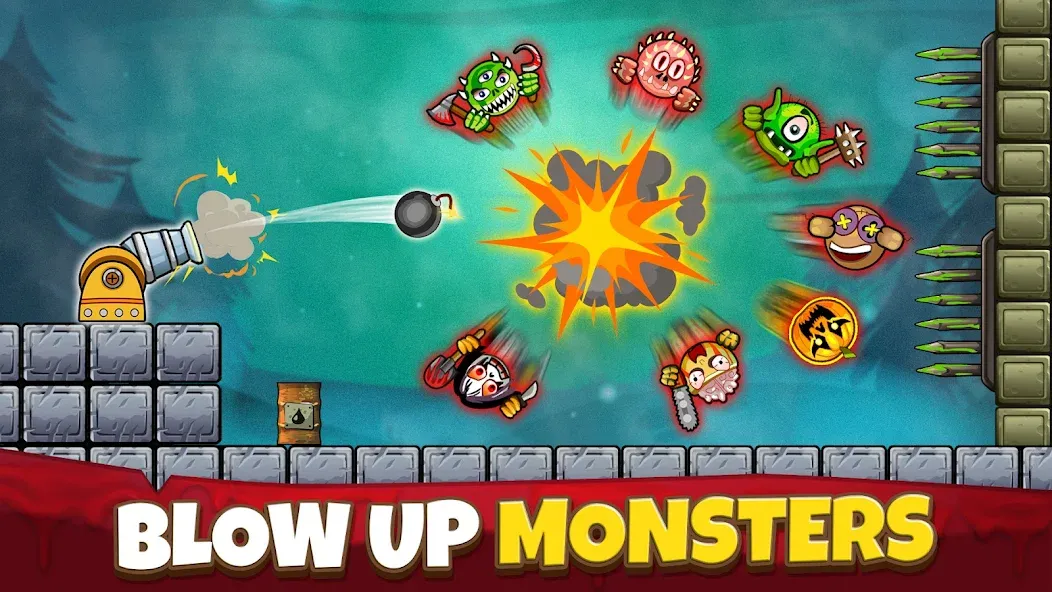 Crush the Monsters：Foul Puzzle  [МОД Много монет] Screenshot 1