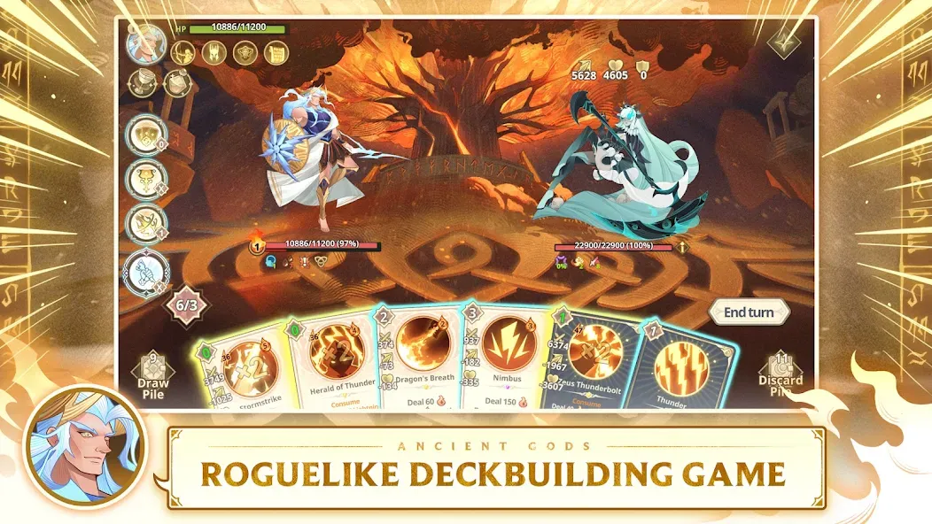 Ancient Gods: Card Battle RPG (Эншент Годс)  [МОД Menu] Screenshot 2