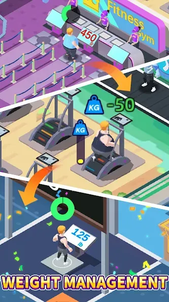 Fitness Club Tycoon (Фитнес Клуб Тайкун)  [МОД Все открыто] Screenshot 1