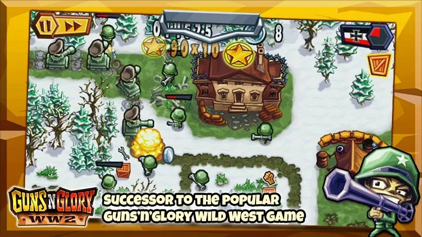 Guns'n'Glory WW2  [МОД Много денег] Screenshot 1