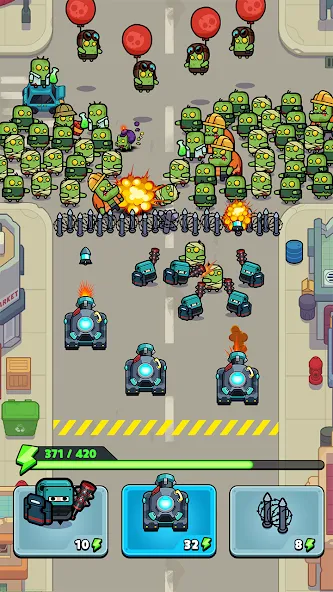 Police vs Zombie: Zombie City (Полиция против зомби)  [МОД Много денег] Screenshot 1