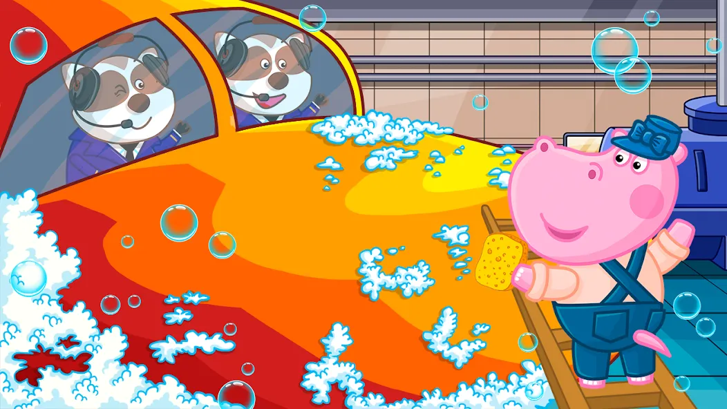 Hippo: Airport Profession Game  [МОД Mega Pack] Screenshot 3