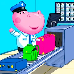 Скачать взлом Hippo: Airport Profession Game  [МОД Mega Pack] - стабильная версия apk на Андроид