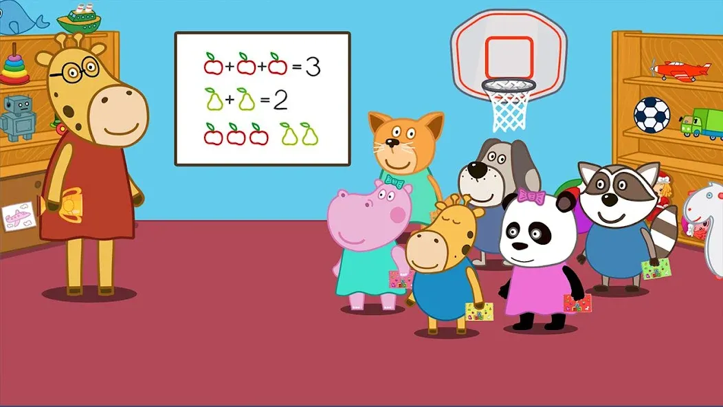 Kindergarten: Learn and play  [МОД Бесконечные деньги] Screenshot 1