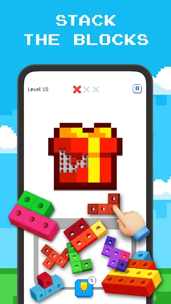 Blockin' Color - Block Puzzle  [МОД Unlimited Money] Screenshot 1