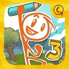 Скачать взломанную Draw a Stickman: EPIC 3 (Нарисуй палочного человечка)  [МОД Меню] - полная версия apk на Андроид