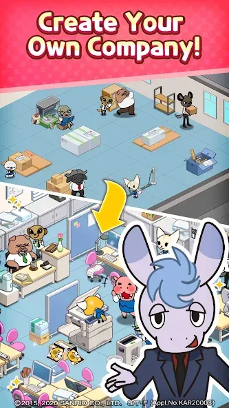 Aggretsuko : Match 3 Puzzle (Аггретсуко)  [МОД Unlimited Money] Screenshot 3