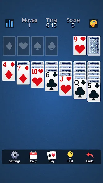 Classic Solitaire - Klondike (Солитер Клондайк Классик)  [МОД Unlocked] Screenshot 4