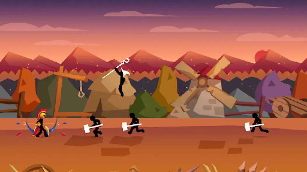 Stick Fight: Shadow Archer (Стк Файт)  [МОД Меню] Screenshot 1