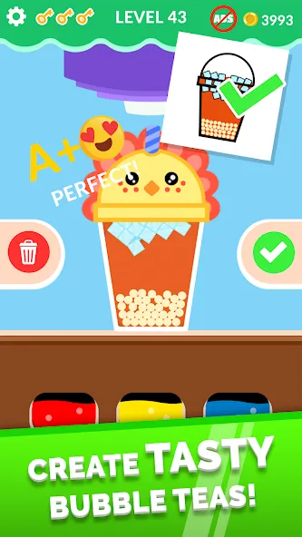 Bubble Tea!  [МОД Много монет] Screenshot 1