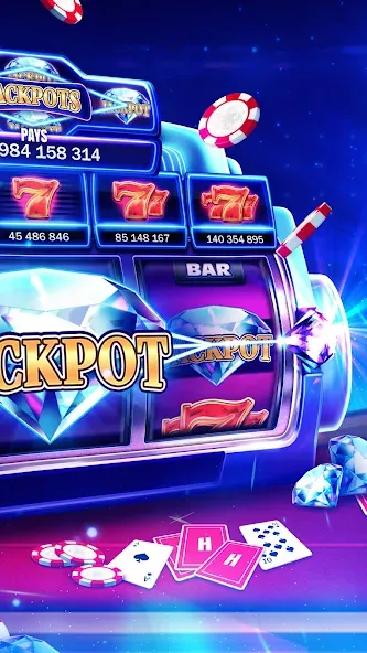 Huuuge Casino Slots Vegas 777 (Хьюдж Казино Слотс Вегас 777)  [МОД Много монет] Screenshot 2