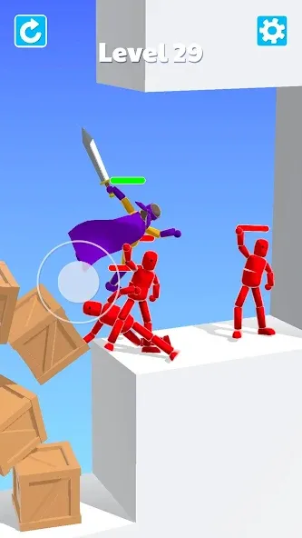 Ragdoll ninja: Imposter hero (Рагдолл Ниндзя)  [МОД Все открыто] Screenshot 5