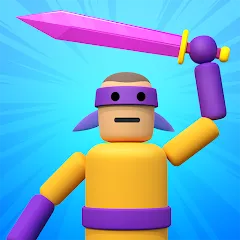 Взлом Ragdoll ninja: Imposter hero (Рагдолл Ниндзя)  [МОД Все открыто] - последняя версия apk на Андроид