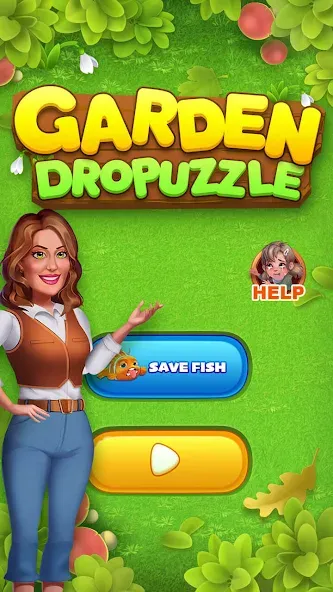 Garden Dropuzzle (Гарден Дропазл)  [МОД Unlocked] Screenshot 1